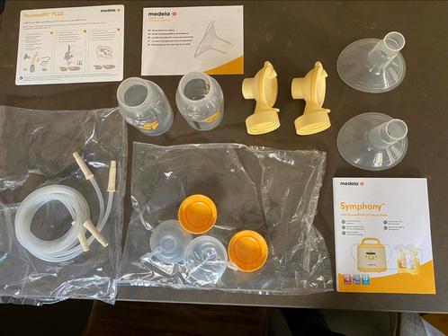 Medela dubbele afkolfset, 27mm borstschild, Kinderen en Baby's, Babyvoeding en Toebehoren, Ophalen of Verzenden