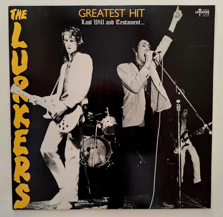 Vinyl LP The Lurkers  Greatest Hit-Last Will And Testament, Cd's en Dvd's, Vinyl | Rock, Zo goed als nieuw, Poprock, 12 inch, Ophalen of Verzenden