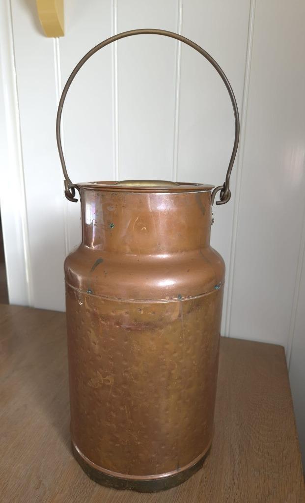 Koperen melkbus, Antiek en Kunst, Antiek | Koper en Brons, Koper, Ophalen of Verzenden