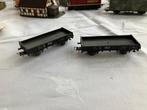 Twee Rivarossi HO open goederenwagons NS, Hobby en Vrije tijd, Modeltreinen | H0, Overige merken, Gebruikt, Gelijkstroom, Wagon
