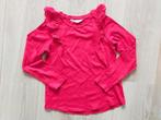 Zgan! Lieve rode longsleeve met embroidery H&M. Mt 134/140, Meisje, H&M, Ophalen of Verzenden, Zo goed als nieuw
