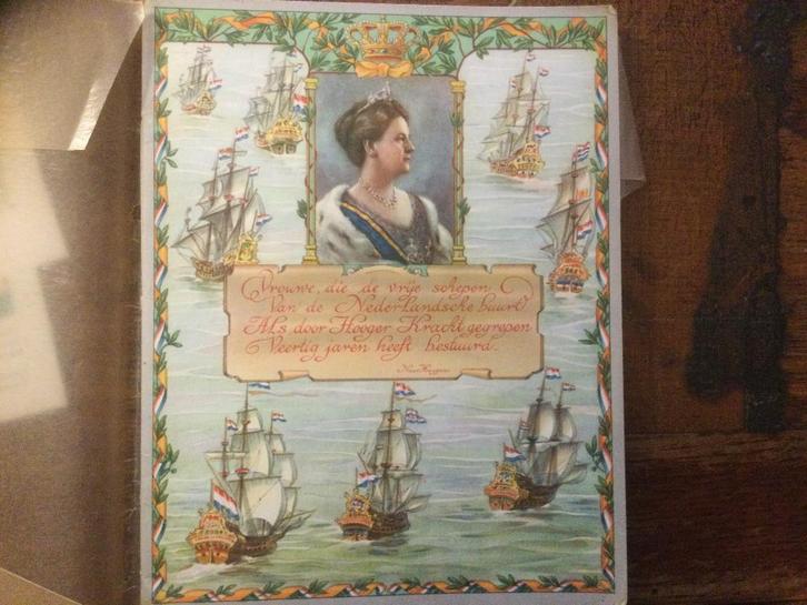 40 jr regeringsjubileum Wilhelmina, Verzamelen, Koninklijk Huis en Royalty, Gebruikt, Tijdschrift of Boek, Nederland, Ophalen of Verzenden