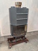 Inbouw houtkachel met liftdeur, Huis en Inrichting, Ophalen, Gebruikt, Houtkachel, Inbouw