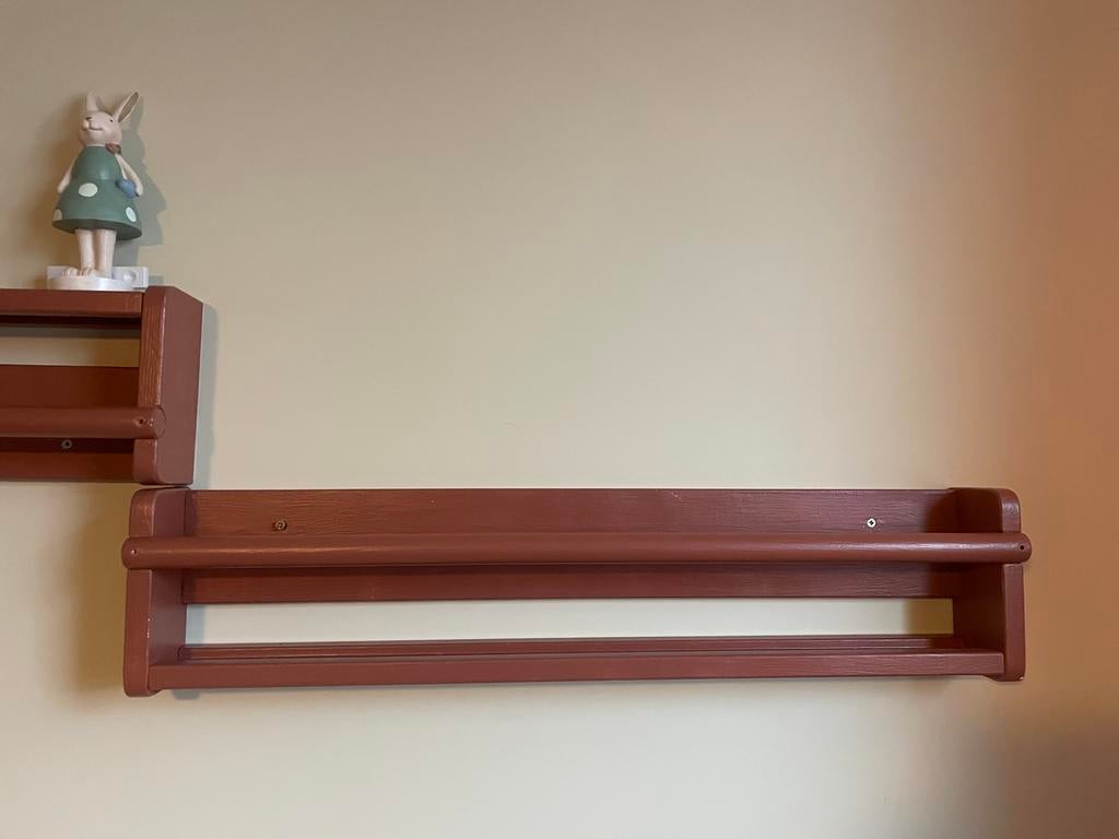 2 IKEA Trofast plankjes - Cinnamon kleur, Ophalen, Gebruikt
