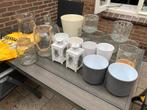 Bloempotten en vazen bijna gratis, Ophalen, Rond, Zo goed als nieuw, Minder dan 25 cm