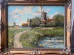 Gesigneerd WGF Jansen, Antiek en Kunst, Kunst | Schilderijen | Klassiek, Verzenden