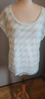 Licht espresso shirt maat L, Kleding | Dames, Ophalen of Verzenden, Maat 42/44 (L), Bruin, Korte mouw