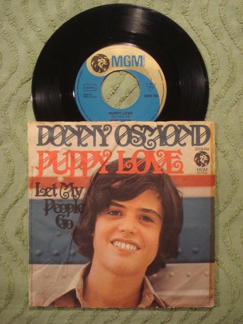 Donny Osmond 7" Vinyl Single ‘Puppy love’ (D), Cd's en Dvd's, Vinyl Singles, Single, Pop, 7 inch, Ophalen of Verzenden