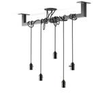 Industriële Loftbar plafondlamp 170cm, Ophalen, Gebruikt, Metaal