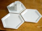Mosa Maastricht 6 Hoekig Porselein Serviesdelen, Ophalen