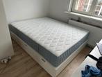 Nieuw IKEA Nordli bed 160x200 met opberglades, Ophalen, Wit, Tweepersoons, Zo goed als nieuw