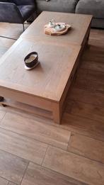 2 mooie eiken salontafels, Huis en Inrichting, Tafels | Salontafels, Ophalen, Gebruikt, 50 tot 100 cm, 50 tot 100 cm