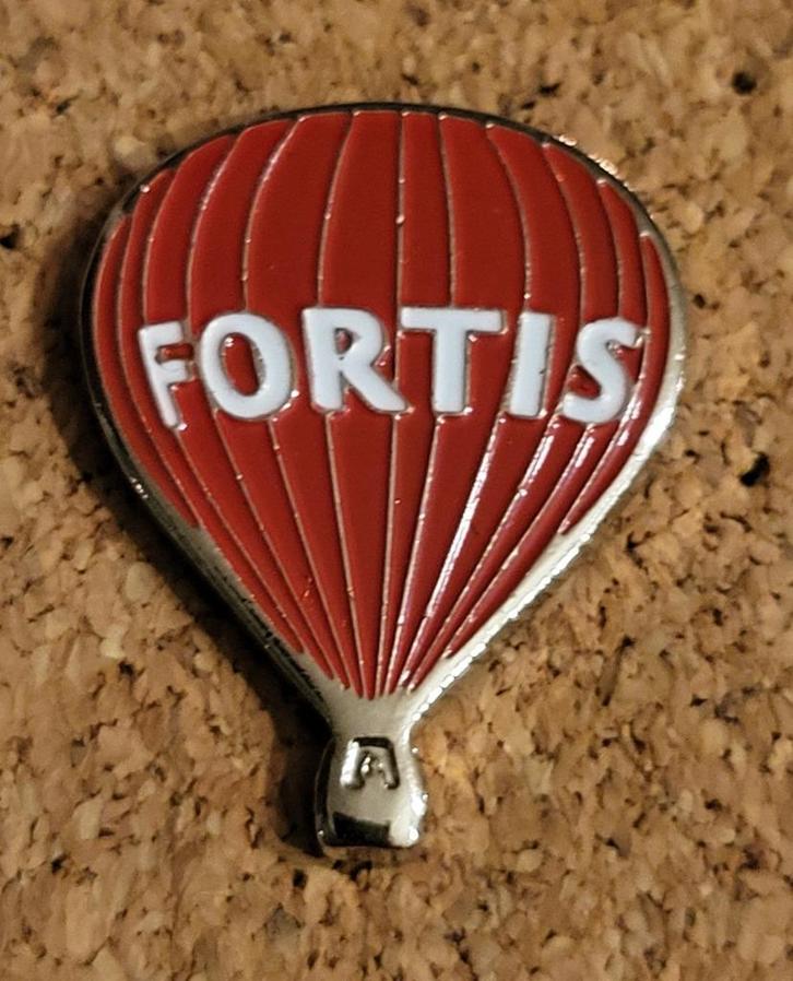 Ballonpin fortis, Verzamelen, Speldjes, Pins en Buttons, Ophalen of Verzenden