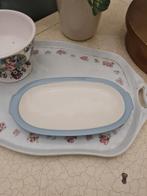 Antiek zuurschaaltje pastel blauw Petrus Regout, Antiek en Kunst, Ophalen of Verzenden