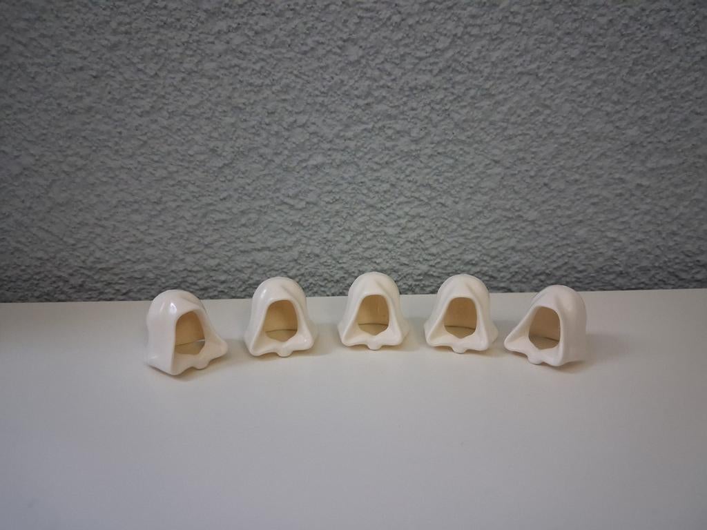 Lego 5x White Hood, Ophalen of Verzenden, Zo goed als nieuw