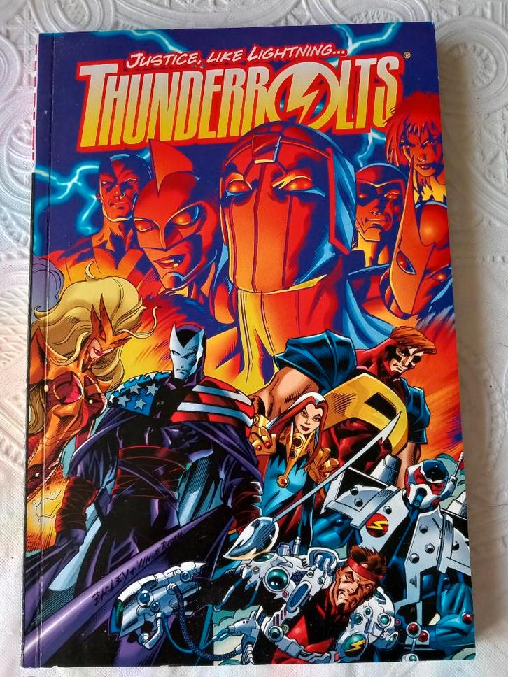 Thunderbolts: Justice Like Lightning TPB (Nijmegen oost, Boeken, Strips | Comics, Zo goed als nieuw, Meerdere comics, Amerika