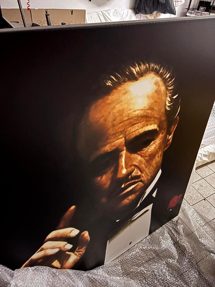 The Godfather Canvas Print, Antiek en Kunst, Kunst | Schilderijen | Modern, Ophalen of Verzenden