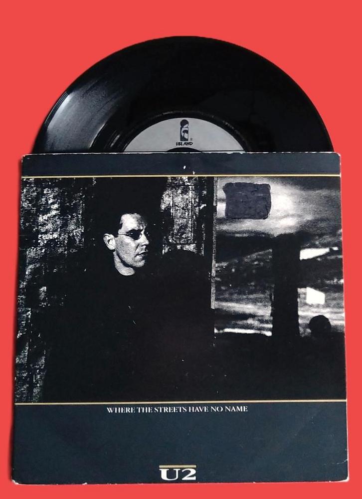 Top2000#0207 U2 - Where the streets have no name (Maxi), Cd's en Dvd's, Vinyl Singles, Zo goed als nieuw, Single, Overige genres