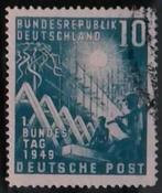 1949 zegel 111 als foto gestempeld Mi. waarde 2024 € 25,00, Verzenden, BRD, Gestempeld