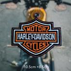 Harley badge / patch, B&S oranje, small, 8,5 x 10,5 cm., Motoren, Kleding | Motorkleding, Nieuw zonder kaartje, Overige typen