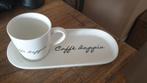 Riviera Maison Caffe Doppio, Huis en Inrichting, Nieuw, Ophalen of Verzenden, Overige stijlen, Kop(pen) en/of Schotel(s)