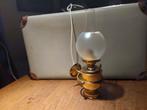 Vintage scheeps Olielamp Wandlamp electrische gemaakt, Antiek en Kunst, Ophalen of Verzenden
