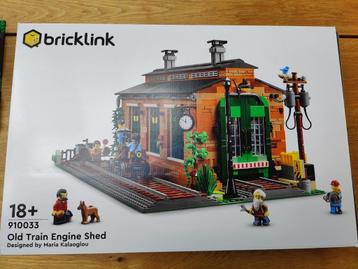 Lego Bricklink Old Train Engine Shed 910033 beschikbaar voor biedingen