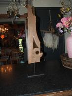 Oude Houten Ornament op voet, Ophalen of Verzenden, Gebruikt