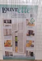 Te koop: 2 witte Louvre deuren, Ophalen, Nieuw, 25 tot 50 cm, 200 cm of meer
