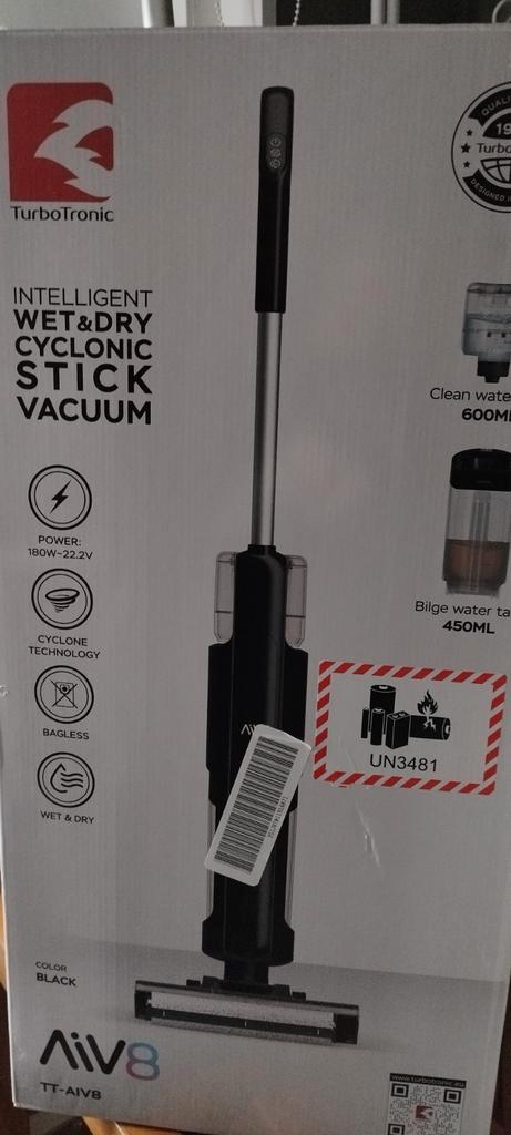 TurboTronic Aiv8 Nat & Droog Cyclonische Stofzuiger, Huis en Inrichting, Schoonmaakartikelen, Ophalen
