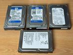 4 harddisks (3x SATA en 1x IDE), Computers en Software, Harde schijven, Intern, Gebruikt, Seagate en Western Digital, Desktop