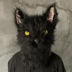 Zwarte Kat Furry Masker Fursuit Fur Suit Hoofd Fursuit, Hobby en Vrije tijd, Kostuums, Theaterbenodigdheden en LARP, Verzenden