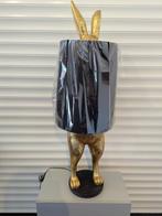 Vloerlamp Hiding Rabbit – Goud/Zwart – Gouden Konijn, Ophalen, Nieuw, 100 tot 150 cm