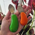 Vintage kiwi- en sinaasappel bestek, Ophalen of Verzenden, Zo goed als nieuw, Rvs of Chroom, Los bestek
