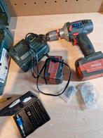 Metabo BS 14.4 LTX boormachine incl. 2 accu's en koffer, Boormachine, Gebruikt, Variabele snelheid, Ophalen of Verzenden
