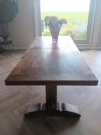 Antieke échte Franse Kloostertafel uit Frankrijk, Huis en Inrichting, Tafels | Eettafels, Ophalen, Gebruikt, 200 cm of meer, 50 tot 100 cm