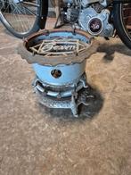 oud petroleum stel, Antiek en Kunst, Antiek | Emaille, Ophalen of Verzenden