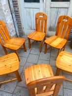 Set van 6 Italiaanse Effezato-designstoelen, Ophalen, Gebruikt, Effezato, Bruin