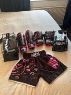 Kickboks outfit meisje broek 152 been xxs hand 6oz 25-35kg, Ophalen, Zo goed als nieuw, Overige