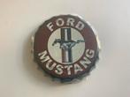 Metalen bierdop | Ford Mustang |, Verzamelen, Merken en Reclamevoorwerpen, Reclamebord, Ophalen of Verzenden, Zo goed als nieuw