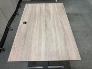 Aspa instelbaar bureau met knop en kabelgoot 120x80cm, 24st - afbeelding 6