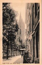 DELFT - met OUDE KERK, Ophalen of Verzenden, 1920 tot 1940, Ongelopen, Zuid-Holland
