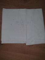 Wit laken met borduurwerk - Wieg/Wandelwagen, Ophalen of Verzenden, Wit, Hoeslaken of Sloop