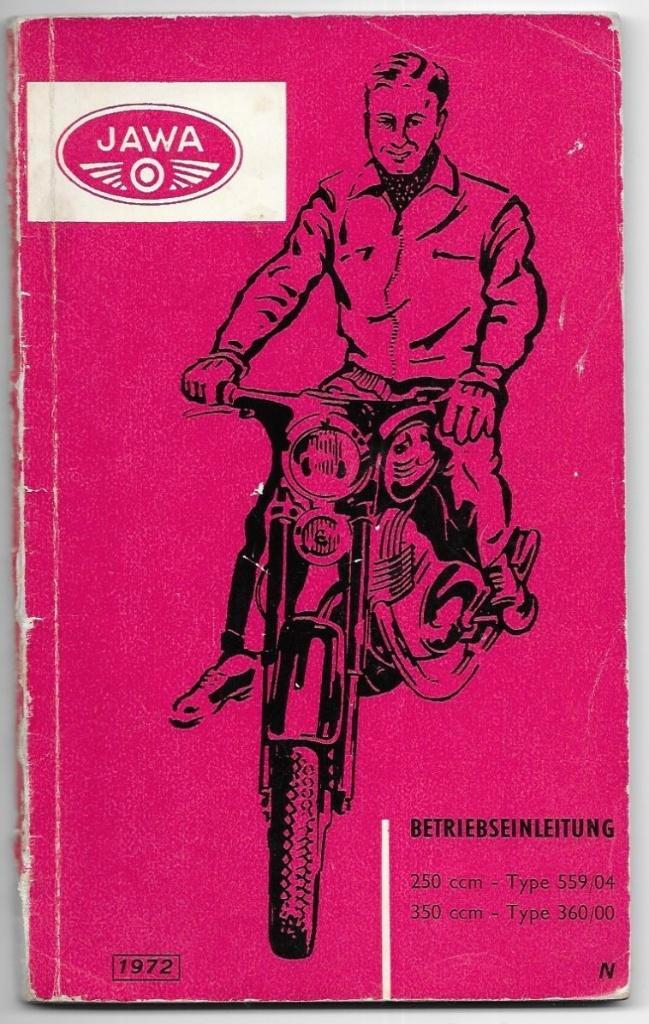 JAWA 250 + 350 type 559 360 Betriebsanleitung (7042z), Motoren, Handleidingen en Instructieboekjes, Overige merken, Ophalen of Verzenden