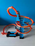 Hot Wheels Wolkenkrabber Crash Racebaan, Kinderen en Baby's, Speelgoed | Racebanen, Ophalen, Hot Wheels, Met looping, Elektrisch