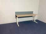 1 x Bureau Ahrend (incl. akoestische wand), 180 x 80 cm., Huis en Inrichting, Bureaus, Ophalen, In hoogte verstelbaar, Gebruikt