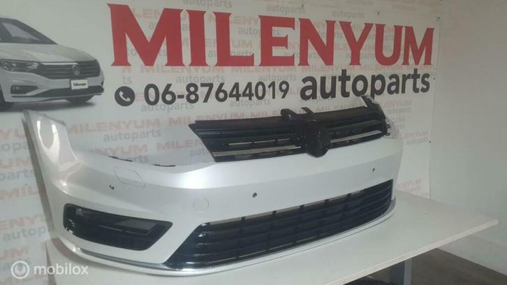 VW GOLF 7 BUMPER 4X PDC EN KPS R-LINE (2012-2017) LOK1, Auto-onderdelen, Carrosserie en Plaatwerk, Bumper, Volkswagen, Voor, Nieuw