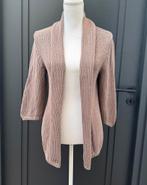 Peter Hahn taupe kleurige cardigan vest mt 44, Peter Hahn, Ophalen of Verzenden, Maat 42/44 (L), Bruin