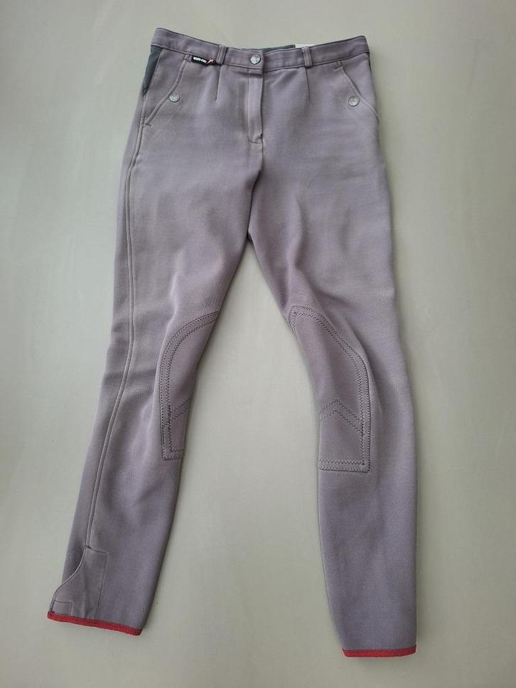 Grijze rijbroek, Eurostar, Dieren en Toebehoren, Paardrijkleding, Gebruikt, Dames, Onderkleding, Dressuur, Ophalen of Verzenden