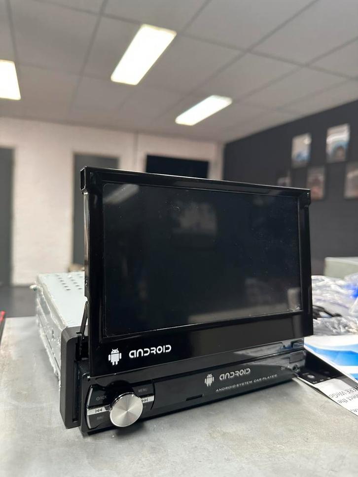 Android Klapscherm Autoradio Draadloos Carplay DVD, Audio, Tv en Foto, Televisies, Zo goed als nieuw, 100 cm of meer, Overige merken